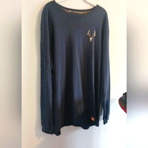 Legendary whitetails long sleeve dark blue
